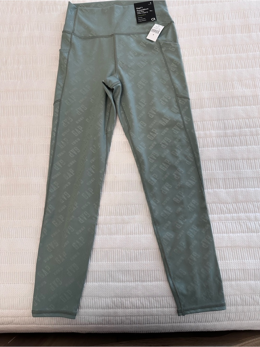 GAP Green High-Waist Leggings